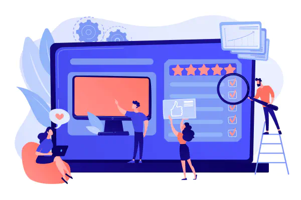 Visual of recommendation system