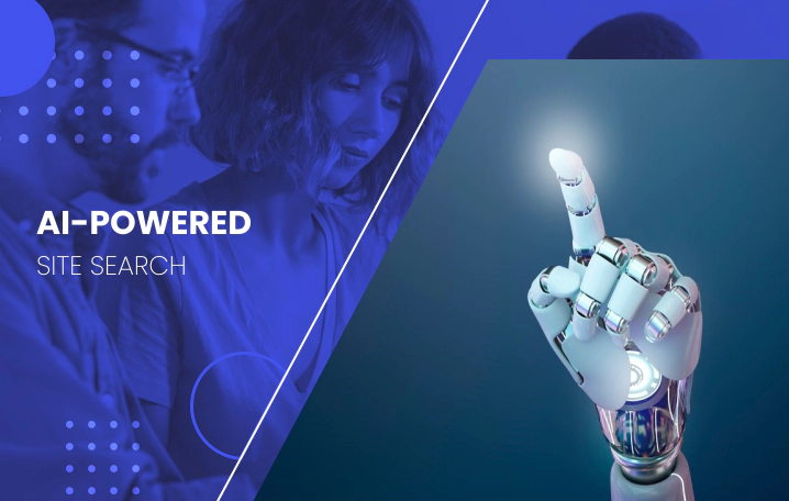 What is an AI-powered site search?