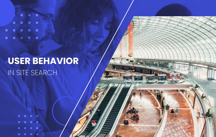 Why is it crucial to analyze user behavior in ecommerce site search?