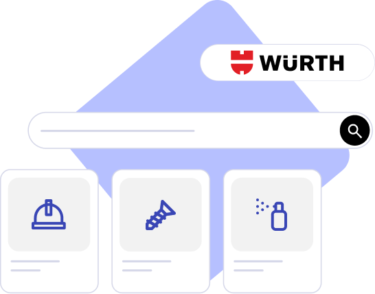 Wurth product search field